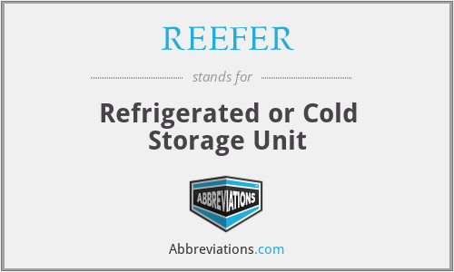 What is the abbreviation for refrigerated or cold storage unit?